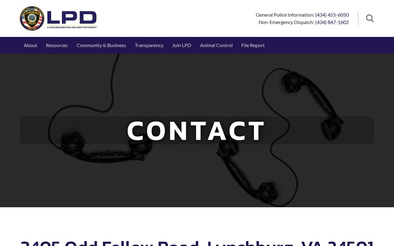 Lynchburg City warrant search, LPD public records and information contacts